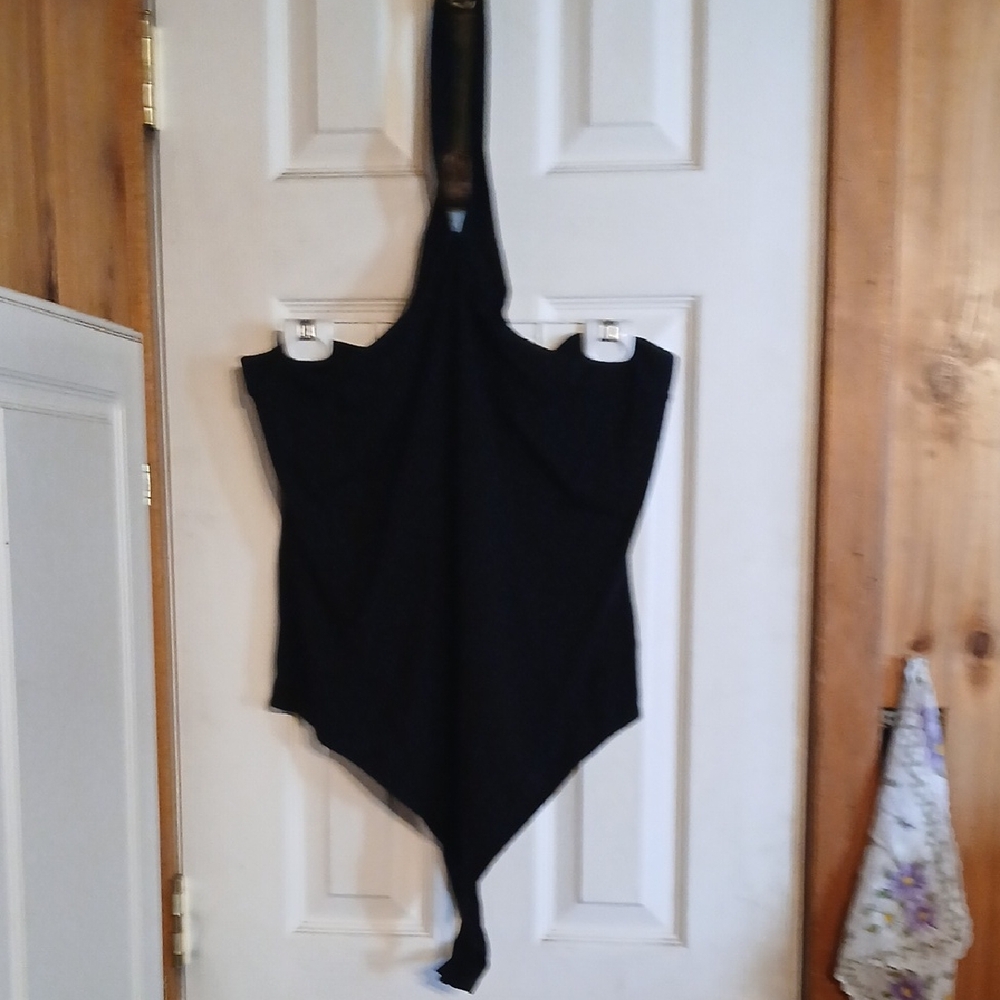 ASOS Black Halter Bodysuit